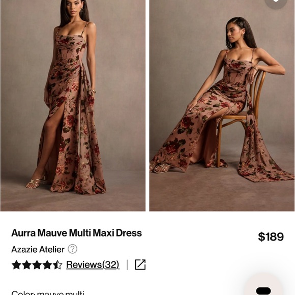 Floral gown - Picture 2 of 4